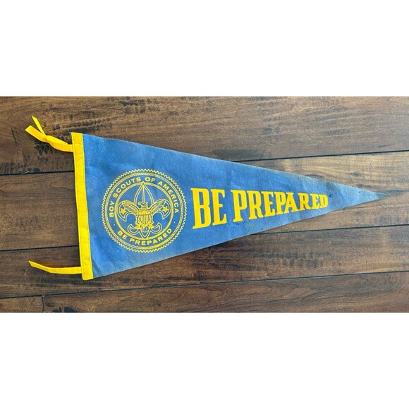 RARE Vintage Felt PENNANT Boy Scouts of America National Headquarters New York‎ - Picture 1 of 4
